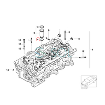 BMW E82 E87 E88 E84 X1 スパークプラグパイプ オーリング Oリング ガスケット 118i 120i 18i 11377514008 出荷締切18時_画像2