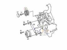ベンツ W208 W209 W219 ベルトテンションプーリー CLK240 CLK320 CLK350 CLK55 CLS350 CLS500 0002020919 0002020019 出荷締切18時_画像2
