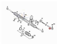 【特価品】ベンツ W168 フロント ステアリングタイロッド 右側 A160 A190 1683301635 出荷締切18時_画像2