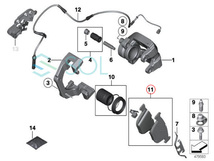 BMW E65 リア ブレーキパッド 左右セット 735i 34216761285 34216758870 34216753850 出荷締切18時_画像5