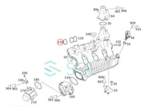 ベンツ W204 W212 W207 R172 インマニガスケット インテークマニホールドガスケット C180 C200 C250 E250 SLK200 2710960280 出荷締切18時_画像3