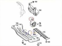 ベンツ W202 W203 W204 ミッションマウント C180 C200 C220 C230 C240 C250 C280 C300 C320 C350 C32 C55 2122400418 出荷締切18時_画像2