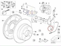 BMW E36 E46 E85 E86 Z4 リア ブレーキパッド 318i 320i 323i 325i 328i 2.2i 2.5i 3.0i 3.0si 34216761239 出荷締切18時_画像2