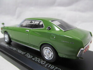 { nationwide equal postage 800 jpy }0 super rare 1|43 Laurel hardtop 2000 1972 year green color LAUREL pig lack SGX