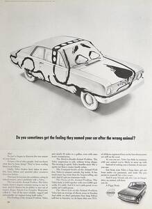 稀少！1967年ボルボ広告/Volvo/スウェーデン車/北欧/旧車/L