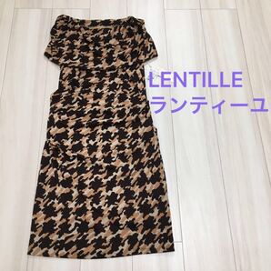 LENTILLE ランティーユ ワンピース スコットクラブ プチローブ