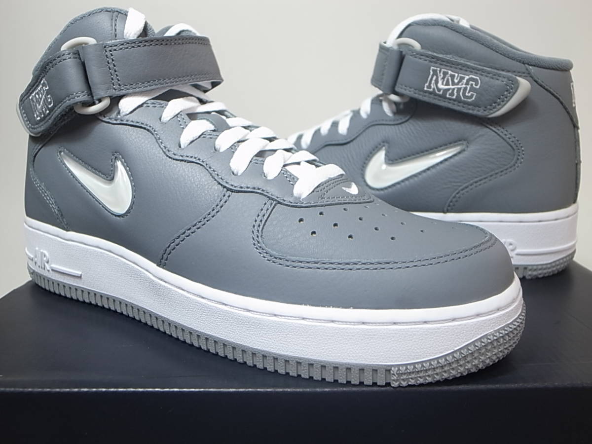 NIKE AIR FORCE 1 MID 07 QS NYC エアフォース1 ミッド クールグレー