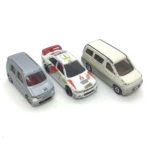 CL【tomica】NISSAN ELGRAND No.89 SUZUKI WAGON R No.71 MITSUBISHI LANCER EVO Ⅳ No.104 3台セット トミカ コレクション ミニカー