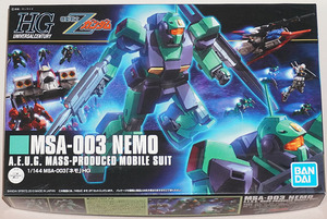 Bandai HGUC 1/144 MSA-003 Nemo (Мобильный костюм Z Gundam)