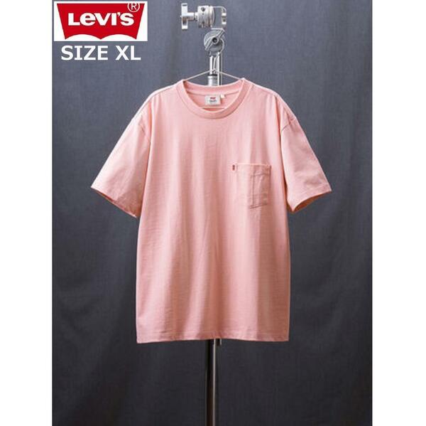 リーバイス MIU BOXY Tシャツ MADE IN USA サイズ XL パウダー ピンク