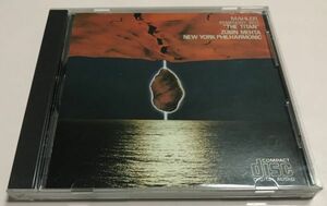 CBS SONY 38DC CD メータ & ニューヨーク・フィル マーラー 交響曲第1番 巨人 3800円盤 税表記無し