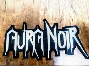 【コレクション放出】未使用 AURA NOIR ラージパッチ SHAPED LARGE PATCH METAL ブラック スラッシュメタル SLAYER KREATOR SODOM VENOM