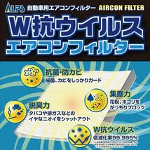 【送料無料】アルプス工業 ALPS ダイキン プリウス NHW20 エアコンフィルター AC-2902D トヨタ 参考純正品番87139-28010 車用_画像1