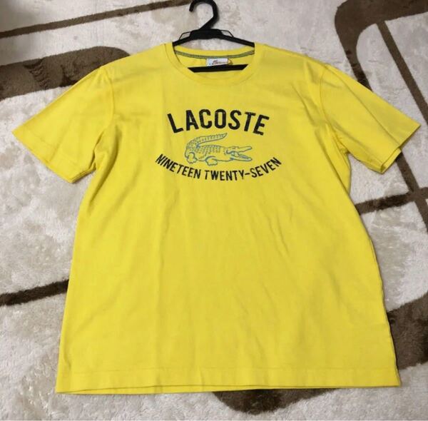 即決★ 【ラコステ】Tシャツ トップス LACOSTE ビッグロゴ