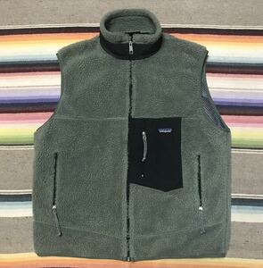 ◎送料無料◎好色・良品◎patagonia☆パタゴニア レトロX フリースベスト☆00年USA製 SIZE XL☆パイル ボア OLD vintage ビンテージ