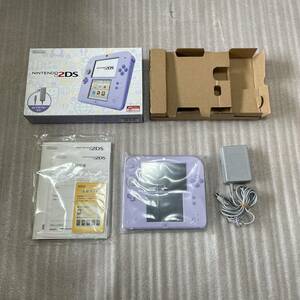ニンテンドー2DS 本体 ラベンダー 美品 完品 箱説明書付き Nintendo 2DS 3DS 任天堂 匿名配送