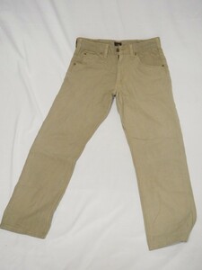 LEE◆リー コットンネップ5Pパンツ 95111 W30 カーキ◆USED