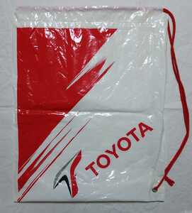 F1 日本GP TOYOTA トヨタ ビニールバッグ約49.5×39.5cm 