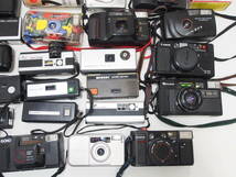 AZ-126 レトロ コンパクト フィルムカメラ 大量 まとめて ジャンク品 34台 セット コニカ オリンパス キヤノン FUJI ペンタックス 他_画像5