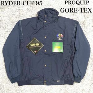 希少　【美品】RYDER CUP'95 OAK HILL 刺繍　PROQUIP プロクイップ　ゴアテックス　tour　ナイロンジャケット ブルゾン　golf ゴルフ