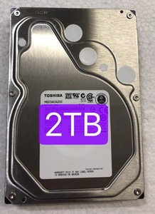 2160192★ 中古 検査済 TOSHIBA◆MG03ACA200◆2TB ハードディスク 3.5HDD SATA　7200rpm 同梱ok