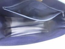 豊20CAF/8A〇BALLY バリー レザー キルティング ブルー系 ハンドバッグ 鞄〇_画像9