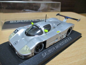  Max model 1/43 [ Zauber Mercedes C9 ] #63 silver * postage 400 jpy letter pack post service shipping 