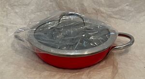 Silit silargan 20cm フライパン エナジーレッド 両手鍋 ガラス蓋 セット シリット 未使用品