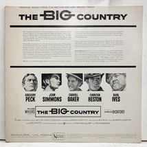 ●即決LP サントラ ジェローム・モロス 大いなる西部 The Big Country US MONO MR刻印 盤面音に出ない薄いスレあります。_画像2