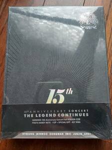 SHINWHA 15th ANIVERSARY CONCERT THE LEGEND CONTINUES 新品未使用未開封品