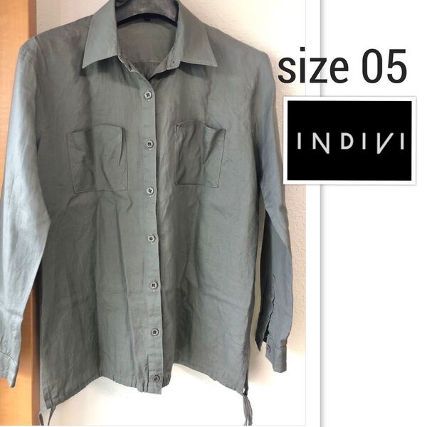 INDIVI シャツブラウス 5