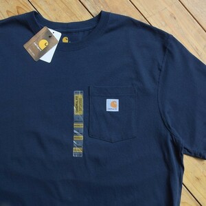 新品 カーハート Carhartt Tシャツ メンズ Lサイズ タグ付き未使用品 ブランドロゴ ポケＴワーク 作業着 アメリカ仕入 USA古着 T1448