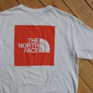 USA古着 ノースフェイス The North Face Tシャツ メンズ Lサイズ ビックブランドロゴ ワンポイント アウトドア キャンプ レジャー T1444