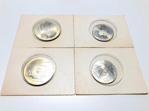 カナダ モントリオール 1976年 オリンピック 10ドル銀貨2枚 5ドル銀貨2枚 未使用