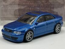 即決有★HW hotwheels ホットウィール アウディ S4 クアトロ AUDI QUATTRO 青 ブルー★ミニカー ルース_画像1