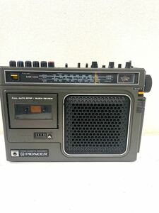 Pioneer Radio cassette recorder FM/MW/SW 3 band RK-777 パイオニア ラジオカセットレコーダー 昭和レトロ