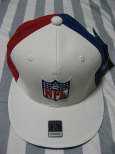 60%off～!NFL★CAP 白/青/赤 7 1/2or7 5/8 Reebok製 新品