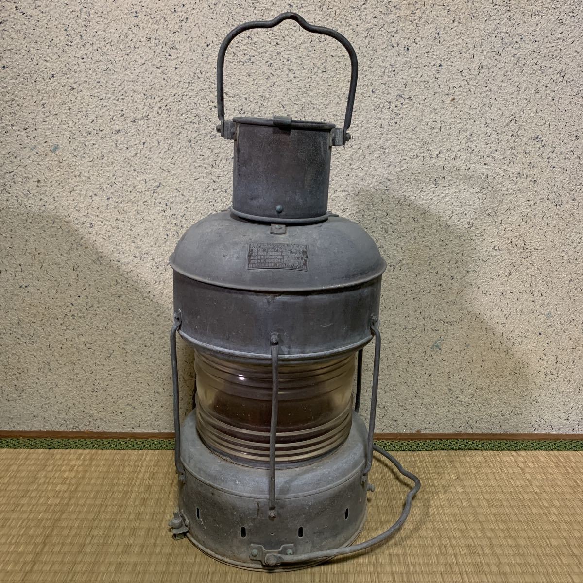 国内発送】明治時代 上汽船用マリンランプカンテラM.30通信省免許 紅燈 オイルランプ その他 インテリア・住まい・小物¥9,450-www.epmhv.quito.gob.ec 国内発送】明治時代 上汽船用マリンランプカンテラM.30通信省免許 紅燈 オイルランプ その他 インテリア・住まい・小物¥9,450-www.epmhv.quito.gob.ec