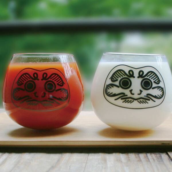 【新品未使用】 Daruma Glass 2pcs set ダルマグラス だるま Floyd フロイド　グラス　コップ　個性的