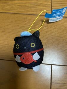 san-x オールスターズ　しあわせをよぶ　ちびマスコット　にゃんこ　ぬいぐるみ　黒猫