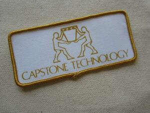 ビンテージ Capstone Technology PC テクノロジー 企業 ロゴ 会社 プリント ワッペン/パッチ 80s USA アメリカ アメカジ ワークシャツ 537