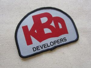 ビンテージ ロゴ KBD DEVELOPERS 開発 不動産 企業 会社 プリント ワッペン/USA 古着 アメカジ ワークシャツ 537