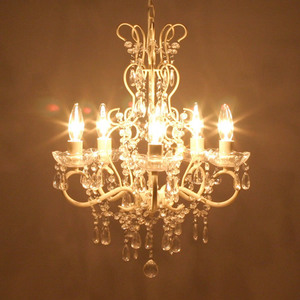 LED lamp correspondence *5 light chandelier Alice ( cream )/ gorgeous! antique style European chandelier 