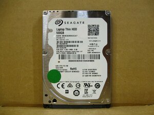 ▽Seagate ST500LT012-1DG142 500GB SATA 5400rpm 2.5型 7mm 中古 シーゲート Laptop Thin 2