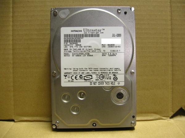 HGST HUA721050KLA330 (500G SATA300 7200) オークション比較 - 価格.com