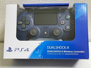 PS4 ワイヤレスコントローラー（DUALSHOCK4） ミッドナイト・ブルー CUH-ZCT2J22