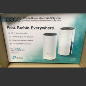 【新品/未開封】テレワークに! メッシュ Wi-Fi システム 無線LANルータ TP-Link DECO
