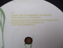 ◆XTC LOVE ON A FARMBOY'S WAGES レコード◆エックス・ティー・シー VS 613-12♪H-200220_画像4