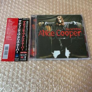 CD アリス・クーパー/ALICE COOPER ザ・ディフィニティヴ・アリス・クーパー 国内盤 ベストアルバム 帯付き