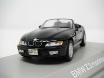 ■BMW特注 Schucoシュコー製『1/43 BMW Z3 roadster 黒 ダイキャストミニカー』ボンネット開閉します_画像2